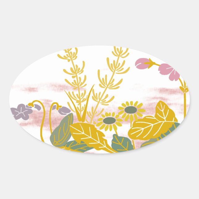 HARUKUSA OVALT KLISTERMÄRKE (Framsida)