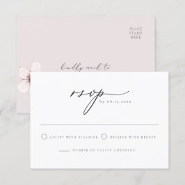 HARUMI Elegant Sakura Cherry Blommar Postcard OSA Inbjudningar