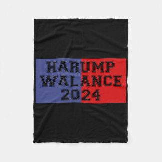 Harump Walance 2024 Shirt Harris Trump Wheimer Van Fleecefilt
