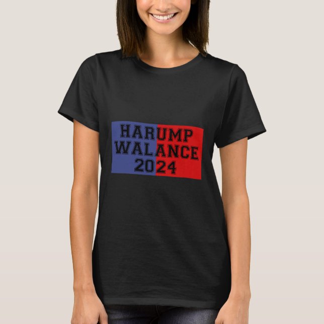 Harump Walance 2024 Shirt Harris Trump Wheimer Van T (Framsida)