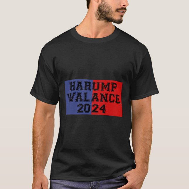 Harump Walance 2024 Shirt Harris Trump Wheimer Van T Shirt (Framsida)