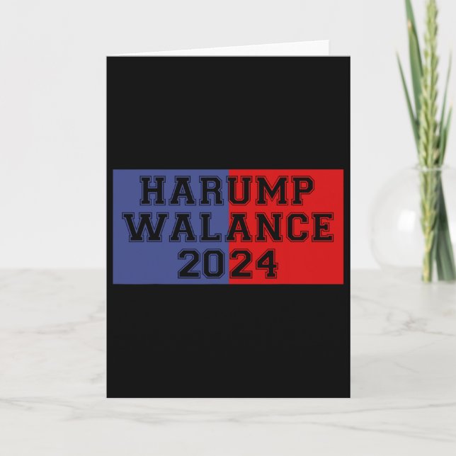 Harump Walance 2024 Tröja Harris Trump Wheimer Van Kort (Framsida)