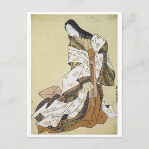 Harunobu Poetess Ono No Komachi 1764 Art Prints Vykort