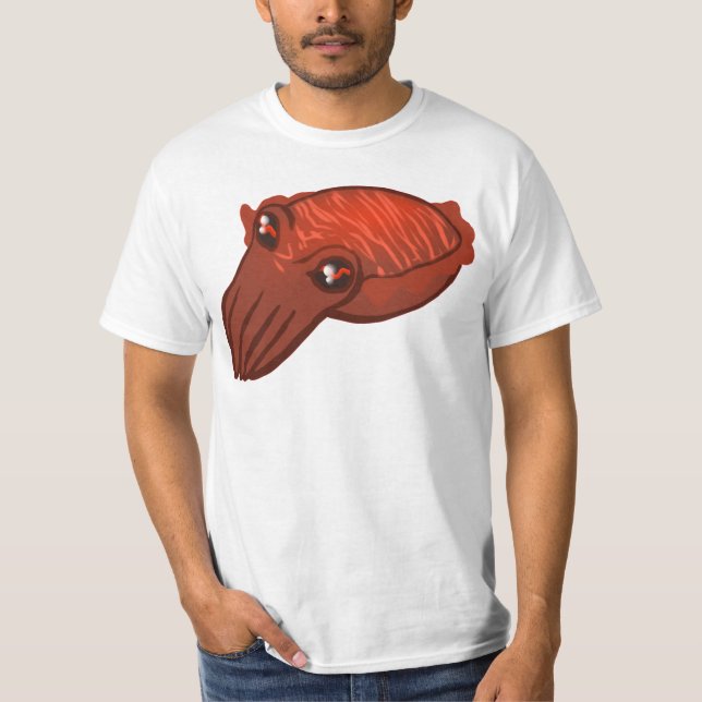 Härva bläckfisken t-shirt (Framsida)
