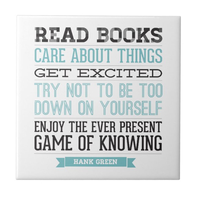 Härvagröntcitationstecken Kakelplatta (Framsidan)