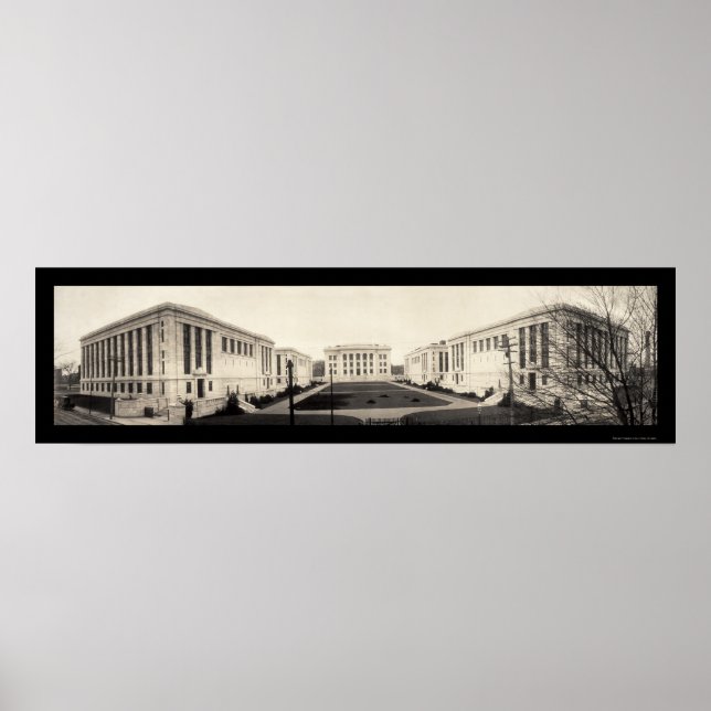 Harvard Medical School Photo 1907 Poster (Framsidan)
