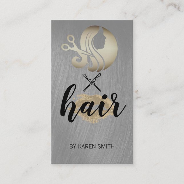 Hårvård | skönhet | Kosmetik Visitkort (Framsida)