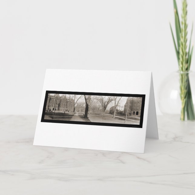 Harvard Universiteten MORSA Photo 1910 Kort (Framsida)