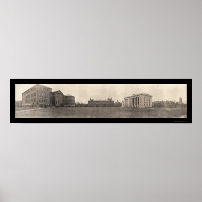 Harvard Universiteten Photo 1910 Poster (Framsidan)