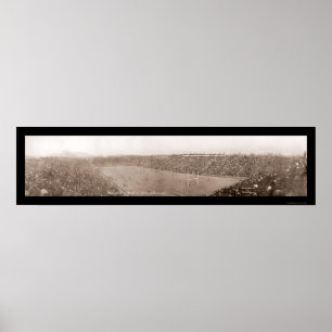 Harvard Yale Fotboll 1908 Poster