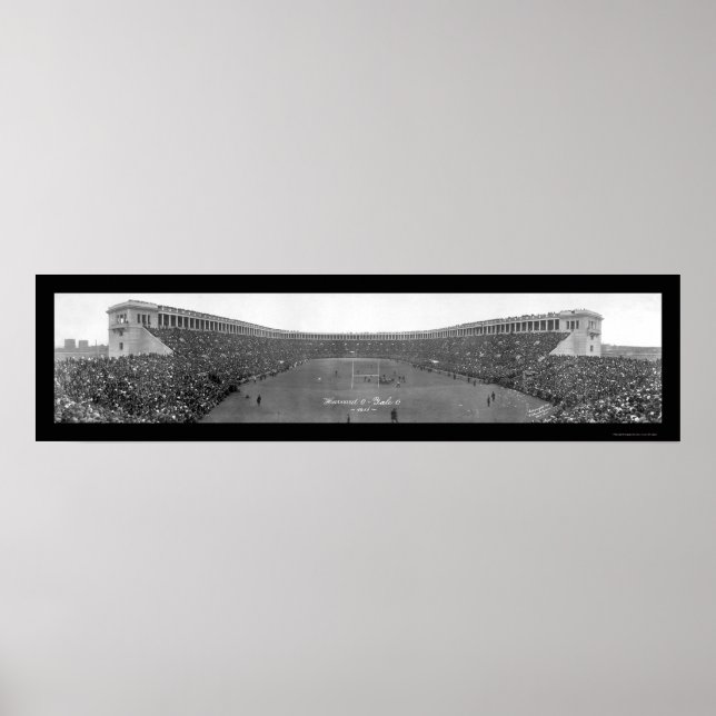 Harvard Yale Fotboll 1911 Poster (Framsidan)