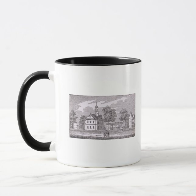 Harvarduniversitetet från 'historiskt mugg (Vänster)