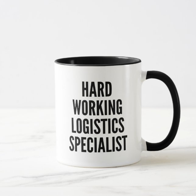 Hårverkande logistikspecialister mugg (Höger)