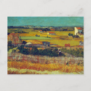 Harvest, Arles av Vincent Willem van Gogh Vykort