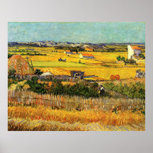 Harvest at La Crau (van Gogh)