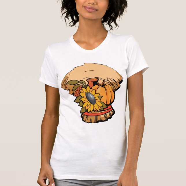 Harvest Banner Womens T-Shirt (Framsida)