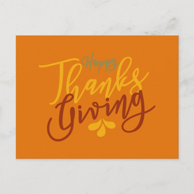 Harvest Blessings Helg Vykort (Framsida)