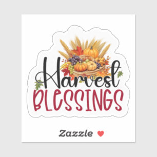 Harvest Blessings Klistermärken