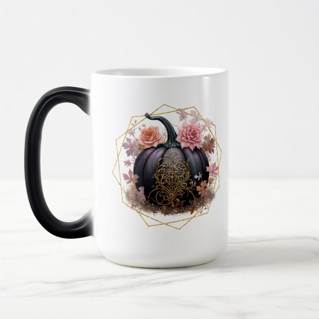 Harvest Blommigt Monogram Mugg (Vänster)
