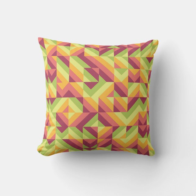 Harvest Chevron Mosaic Kudde (Framsida)