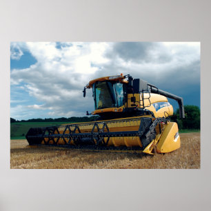 HARVEST COMBINE POSTER