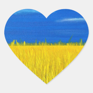 "Harvest Democracy"-dekal Hjärtformat Klistermärke