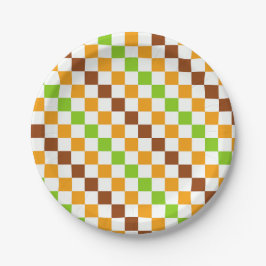 Harvest diagonal checkerboard pattern