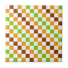 Harvest diagonal checkerboard pattern kakelplatta