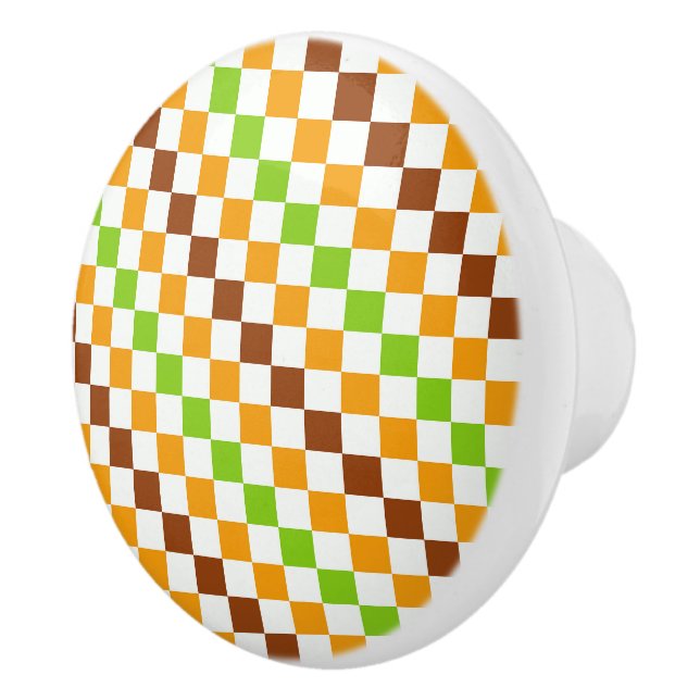 Harvest diagonal checkerboard pattern knopp (Höger)