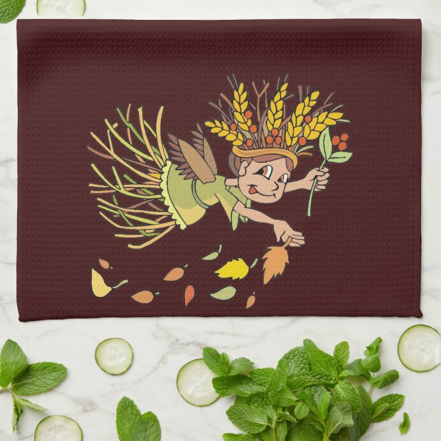 Harvest Fairy Kökshandduk (Vikta)