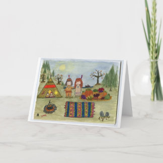 "Harvest Feast" Helgkort