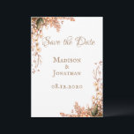 Harvest Garland Script Elegant Fall Wedding Spara Datumet<br><div class="desc">En så vacker enkel inbjudan från elegant bröllop. Underbar för en fallsäsong bröllop.</div>