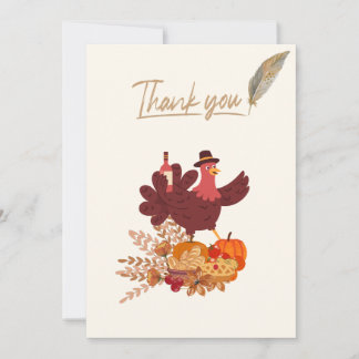 Harvest Gratitude: Thanksgiving Hälsning Tack Kort