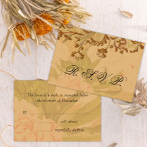 Harvest Guld och Faded Peonies Bröllop