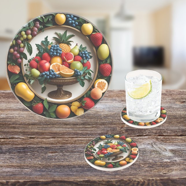 Harvest Halo Round Sandstone Underlägg (Skapare uppladdad)