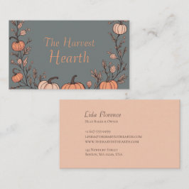 Harvest HEarth Visitkort