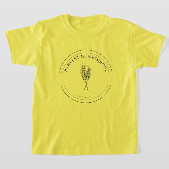 Harvest Homeschool Kids T T Shirt (Laydown)