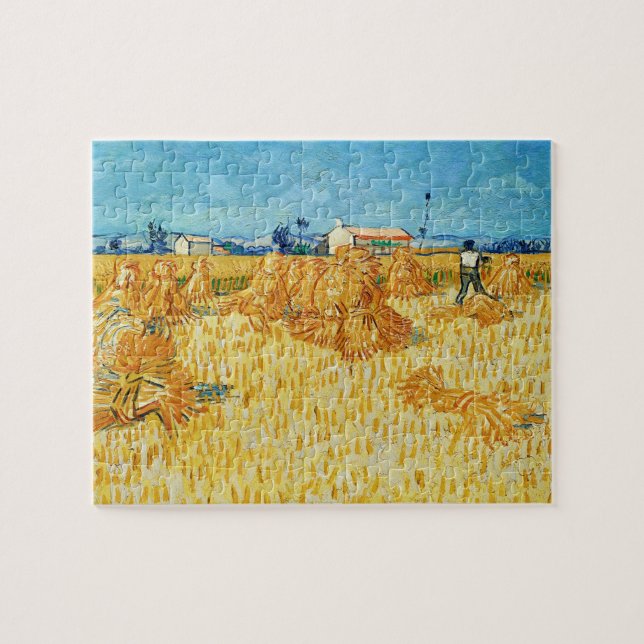 Harvest in Provence av Van Gogh Pussel (Horisontell)