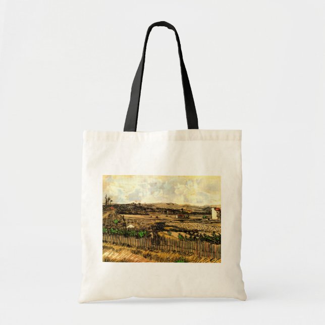 Harvest in Provence Montmajour av Vincent van Gogh Tygkasse (Framsidan)