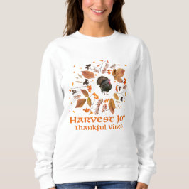 Harvest Joy Thankful Vibes– Cozy Fall Style  T Shirt