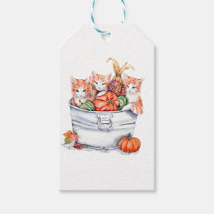 Harvest Kittens Presentetikett