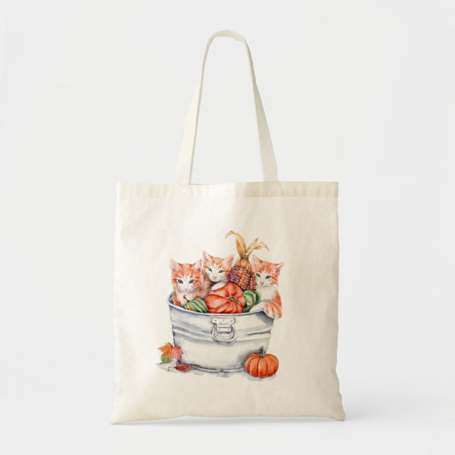 Harvest Kittens Tygkasse (Framsidan)