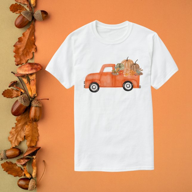 Harvest Lastbil Watercolor T Shirt (Skapare uppladdad)