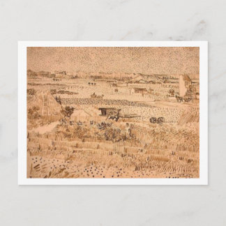 Harvest Ligcape, Vincent van Gogh Vykort