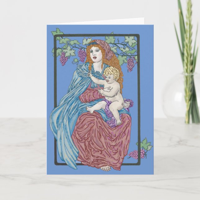 Harvest Madonna Helgkort (Framsida)