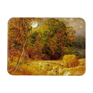 Harvest Måne, 1833 (olja på papprare plats på p Magnet