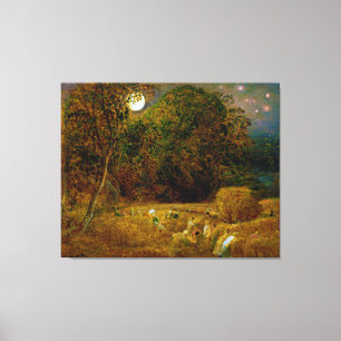 Harvest Måne av Samuel Palmer (1833) Canvastryck