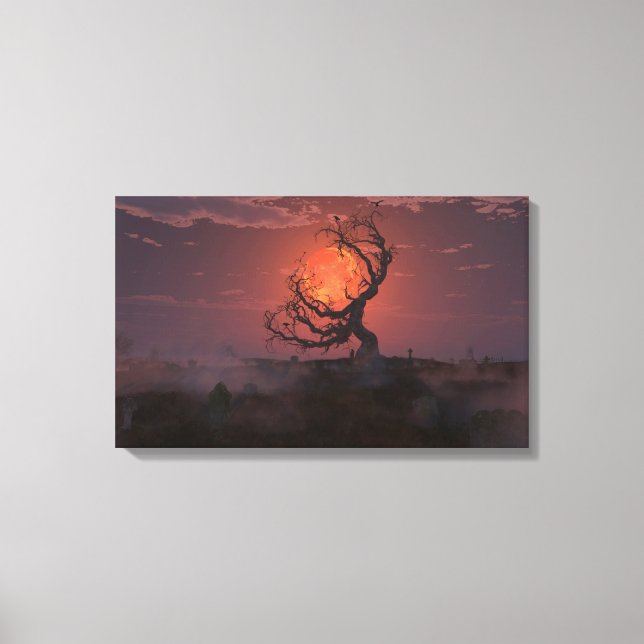 Harvest Måne Canvastryck (Framsida)