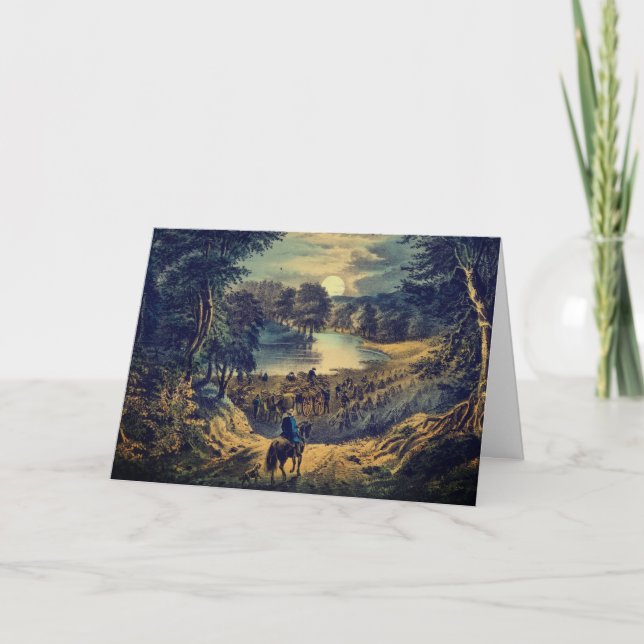 Harvest Måne, Currier & Ives: Tom Kort (Framsida)