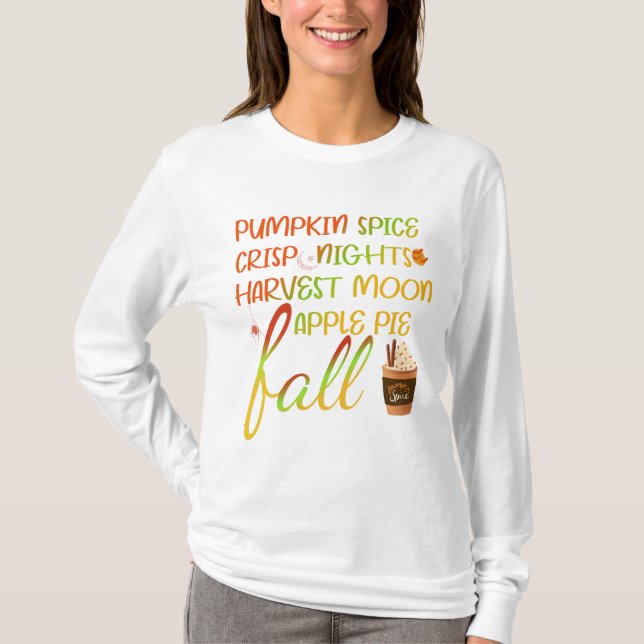 Harvest Måne Magic Fall T-shirt (Framsida)